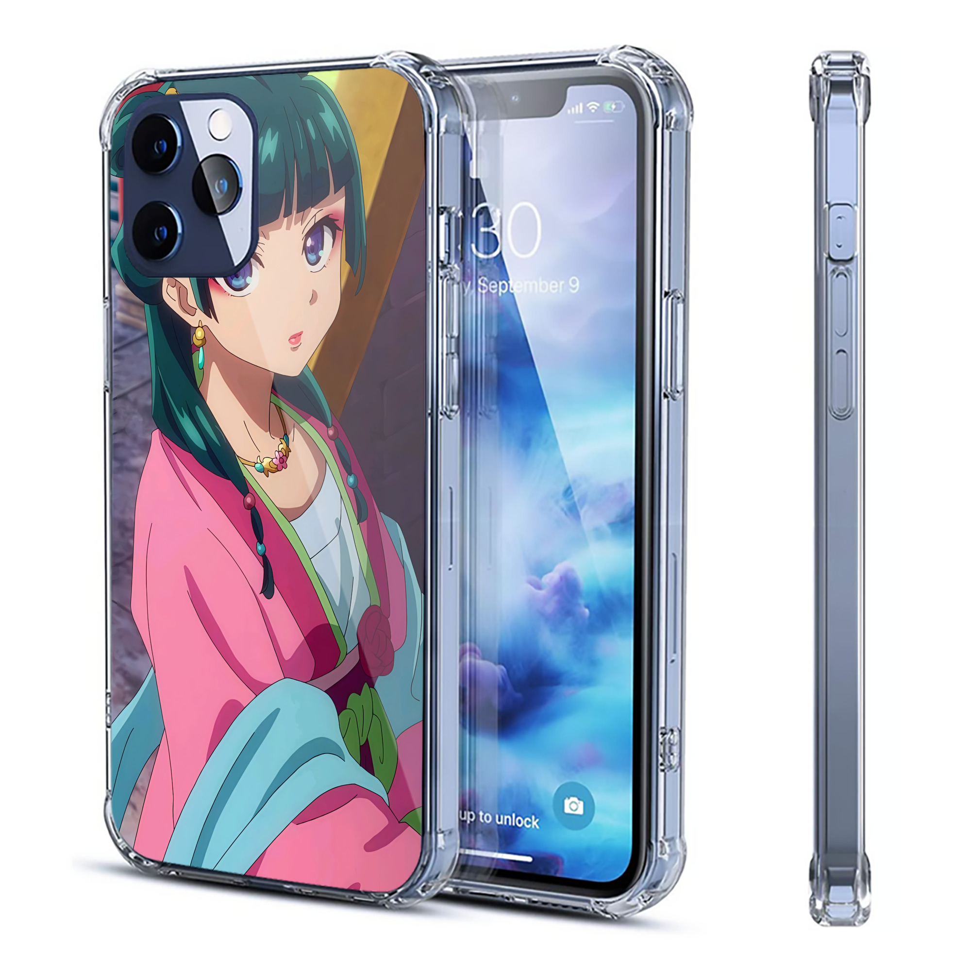 （画像用） 薬屋のひとりごと The Apothecary Diaries 【iPhone 12シリーズ対応】透明スマホケース（クリアソフトケース）